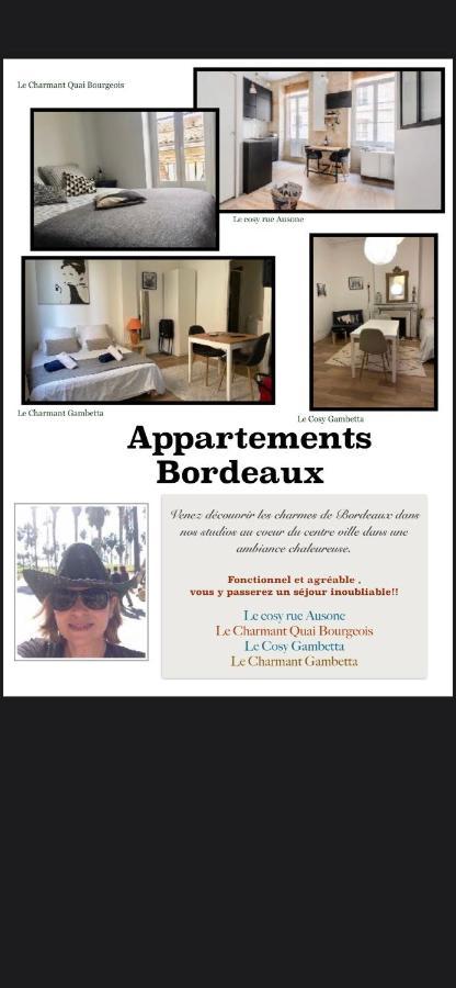 Le Charmant Quai Bourgeois Bordeaux Eksteriør bilde